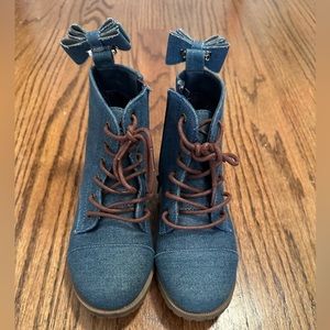 Girls sz 13 denim boots